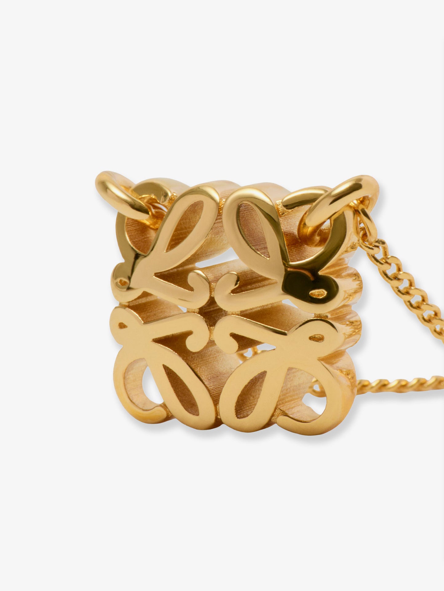 Paula's Ibiza -Collana Anagram Bombè in ottone