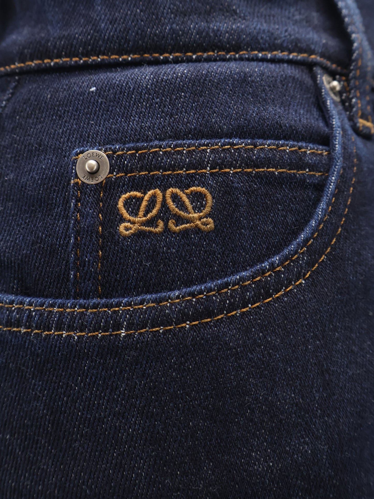 Cotton denim jeans