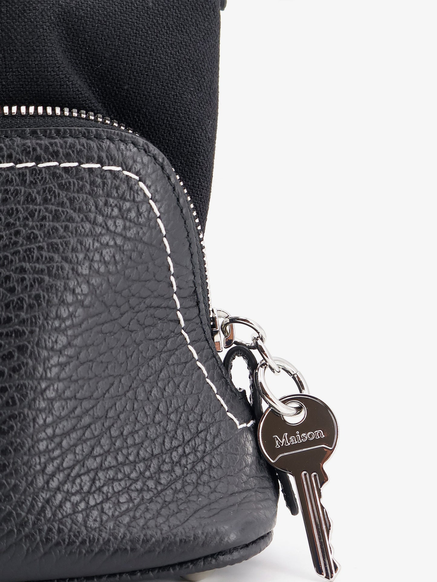 5AC Shoulder East West Leather Shoulder Bag