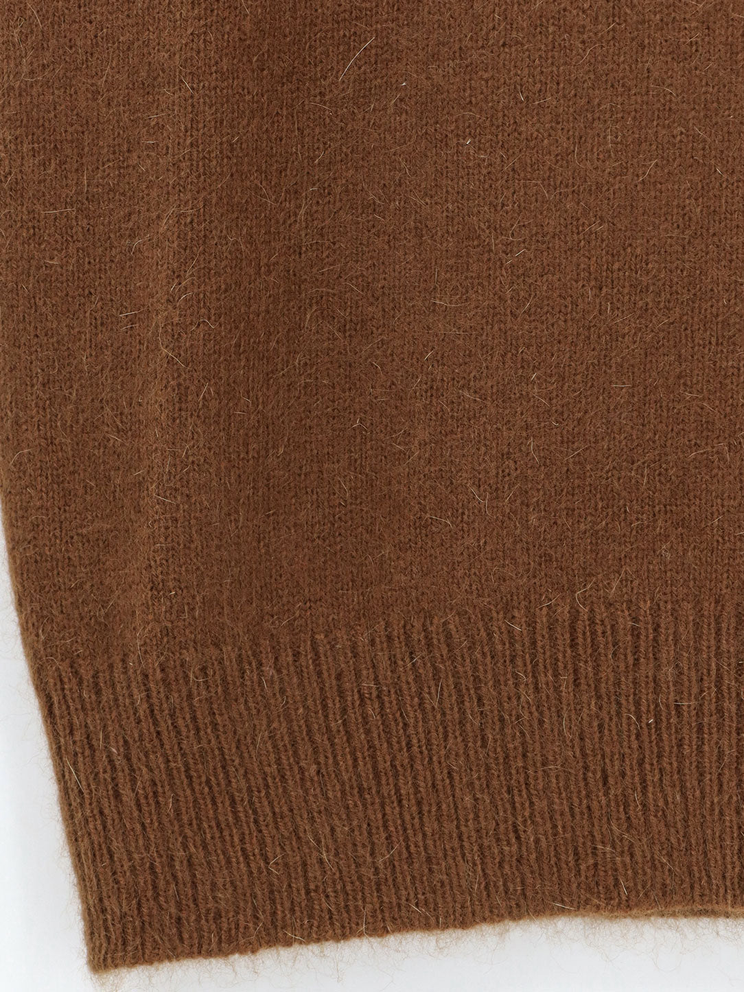 Fluff wool blend top