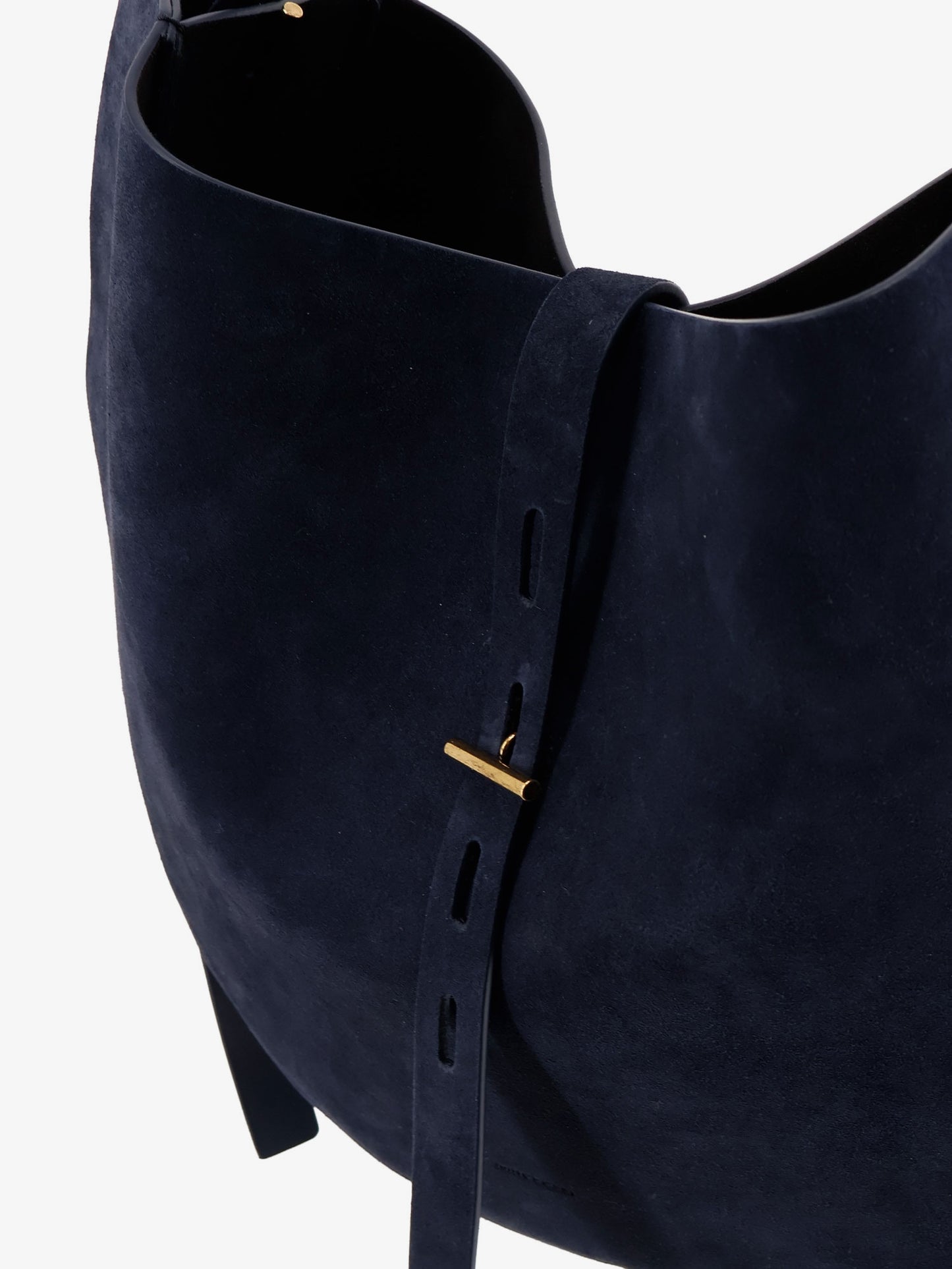 Suede crossbody bag