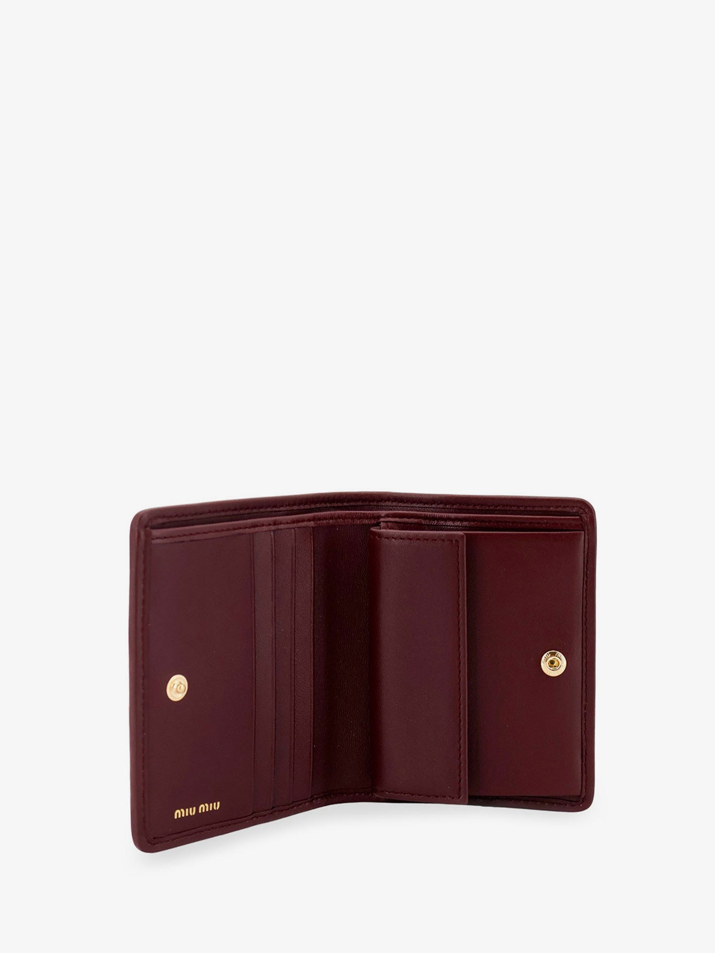 Quilted leather wallet