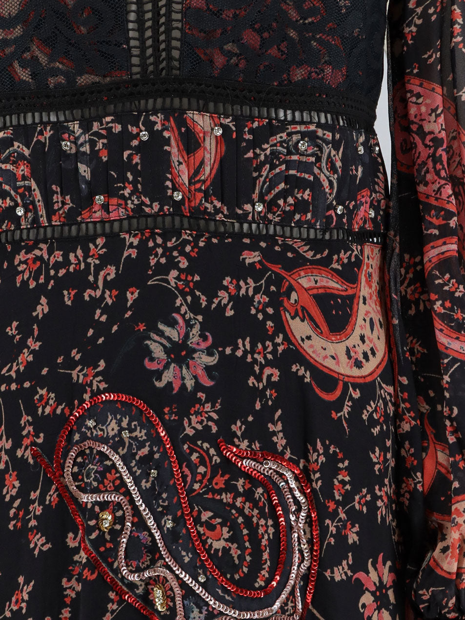 Elin viscose dress with multicolor print