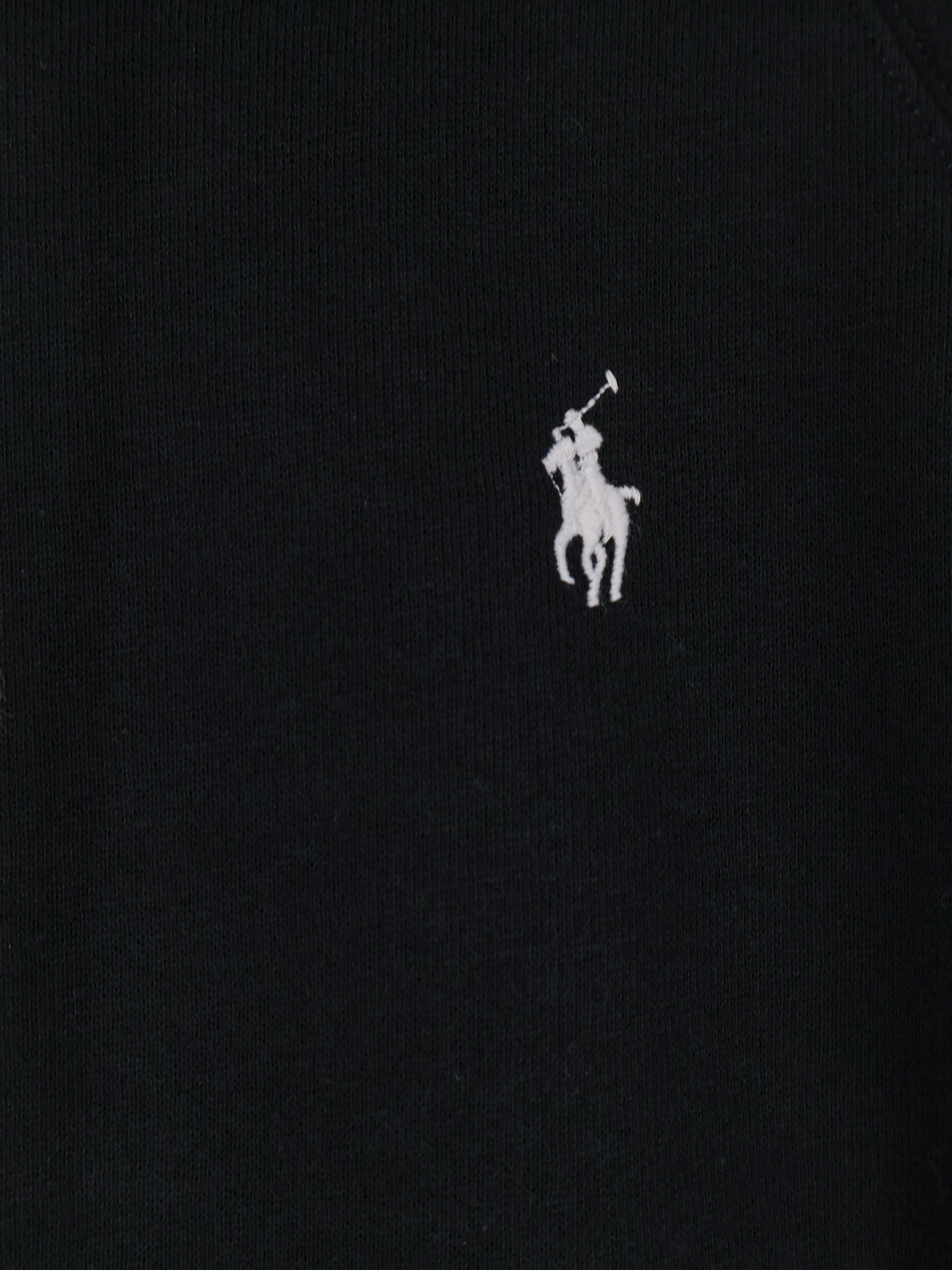 Cotton blend sweatshirt with embroidered logo