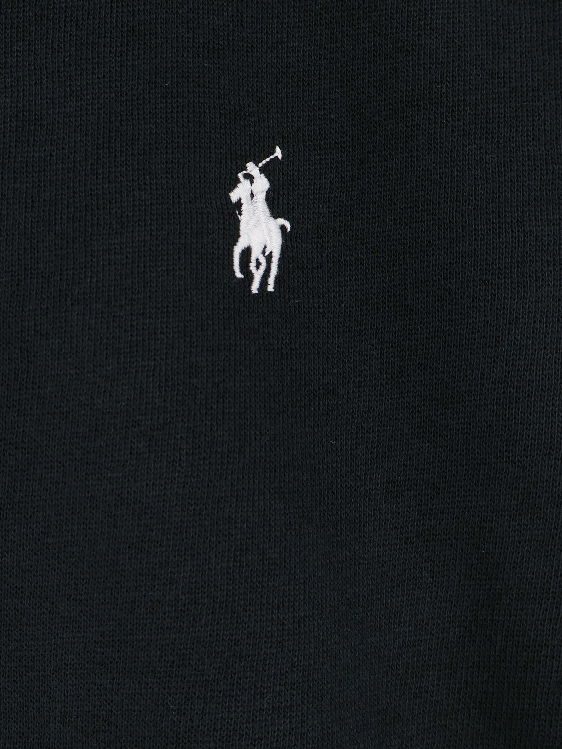 Cotton blend sweatshirt with embroidered logo on the front