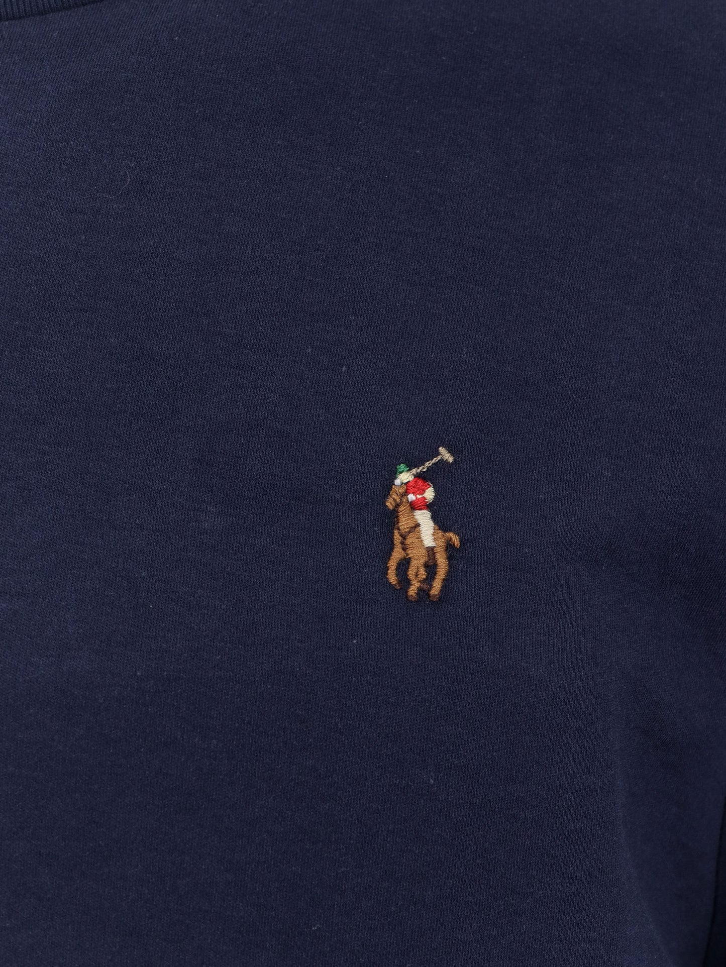 Cotton t-shirt with Logo embroidery