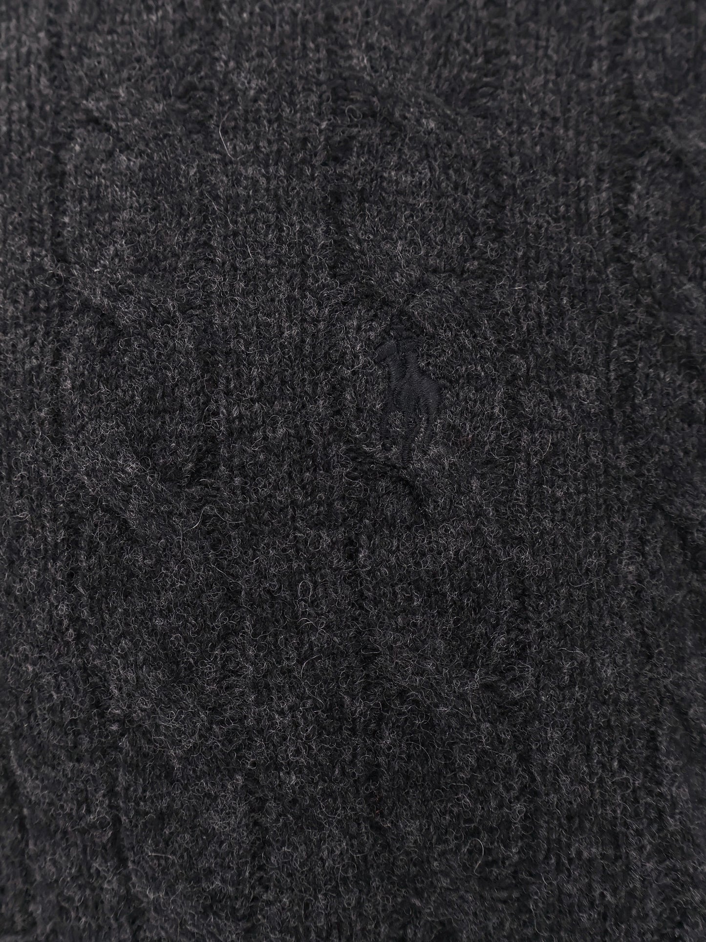 Wool and cashmere cable knit sweater