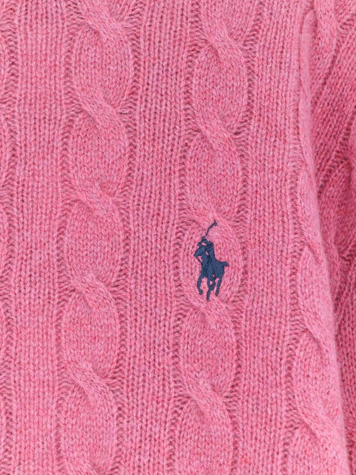 Wool and cashmere cable knit sweater
