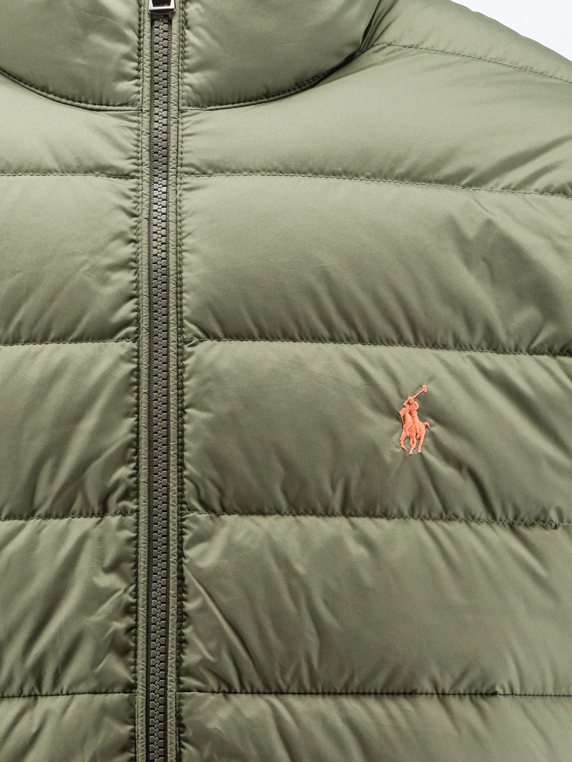 Packable down jacket made from recycled materials