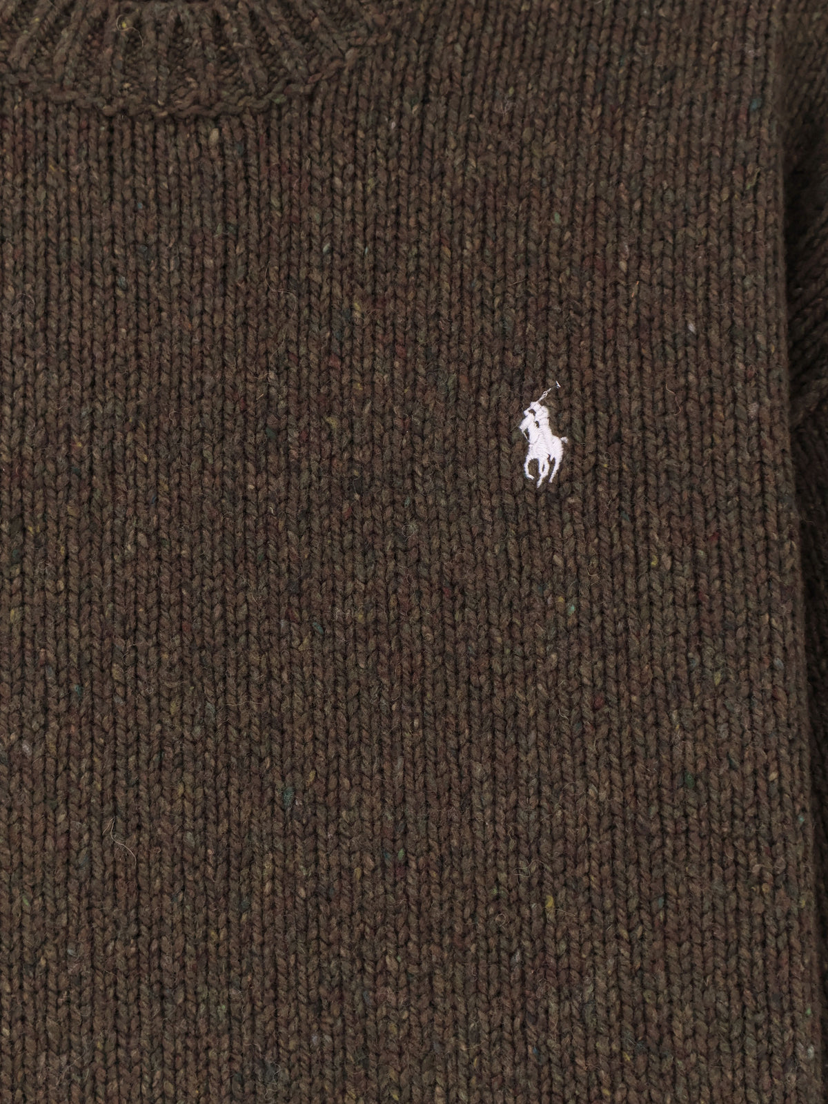 Melange wool blend sweater