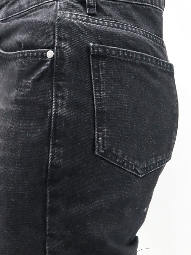 Heaton black denim jeans