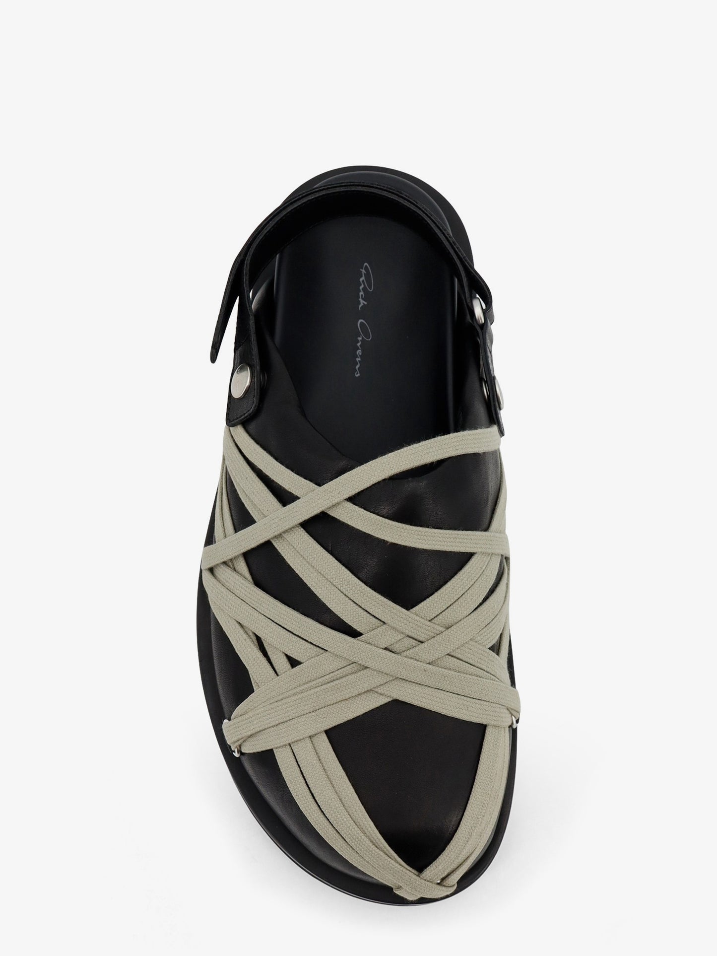 Megalace leather sandals