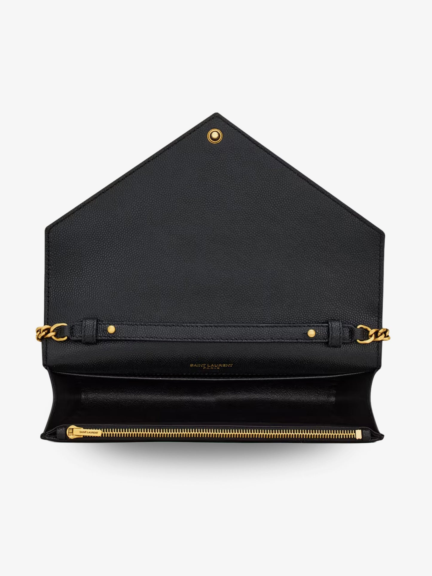 Paris leather crossbody bag with metal Cassandre logo
