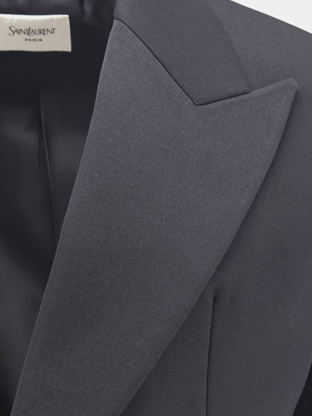 Blazer monopetto in lana certificata