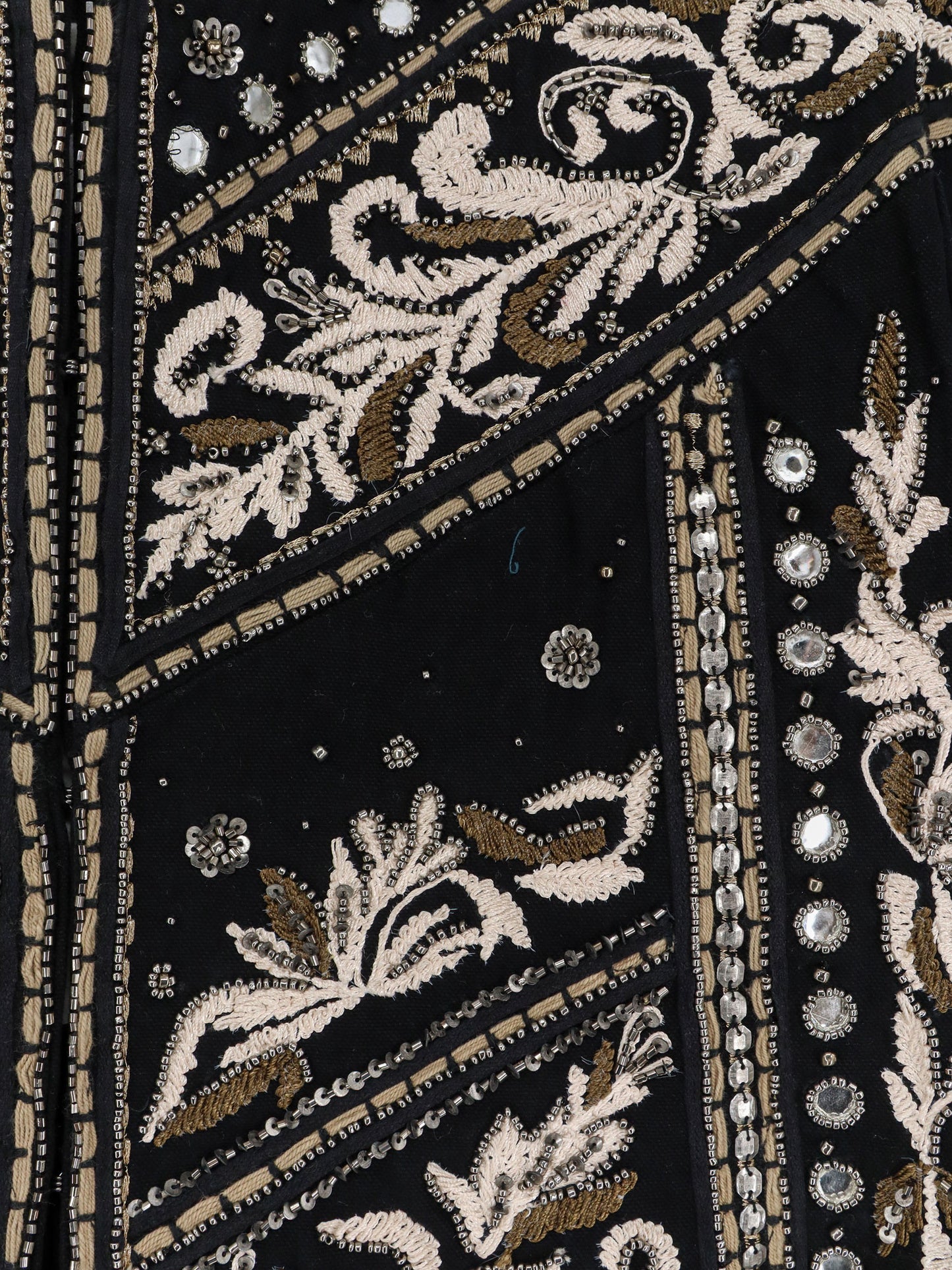 Blazer Tanika in cotone con ricami e paillettes all-over