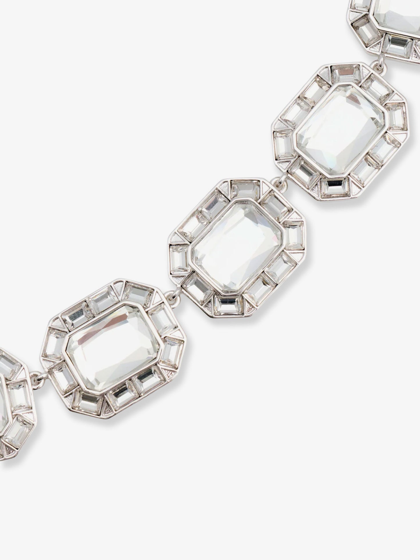 Silver Crystal Necklace