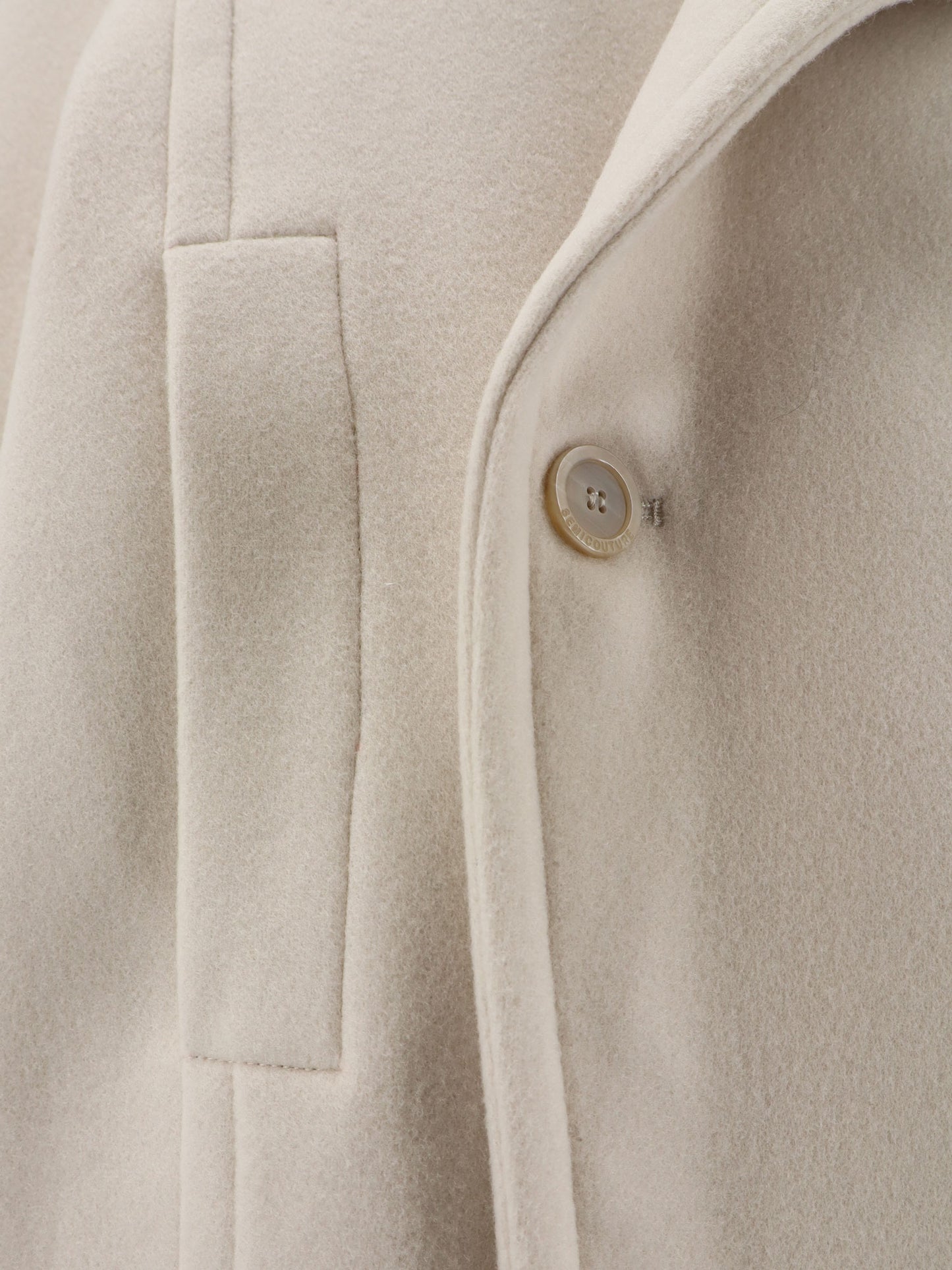 Wool blend coat