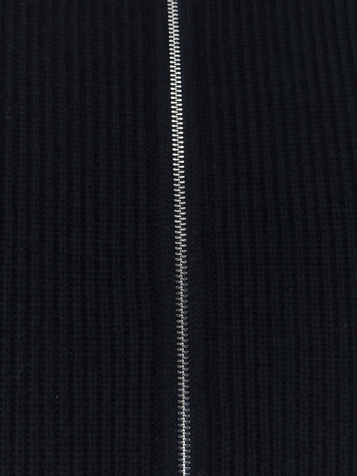 Ribbed wool cardigan
