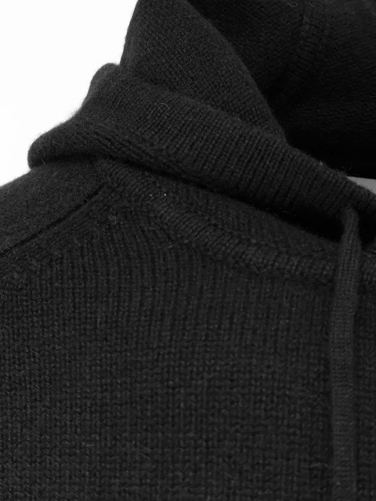 Hooded cashmere sweater