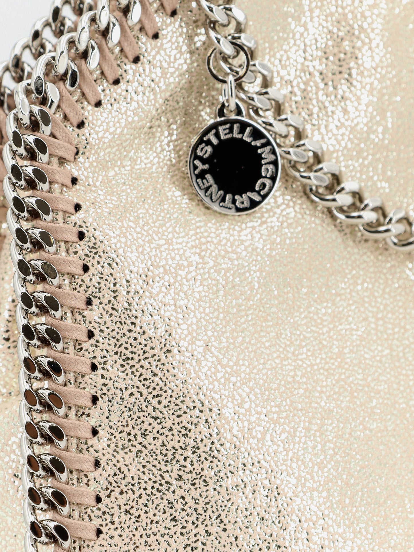 Borsa a tracolla Falabella Tiny in Shiny Shaggy Deer