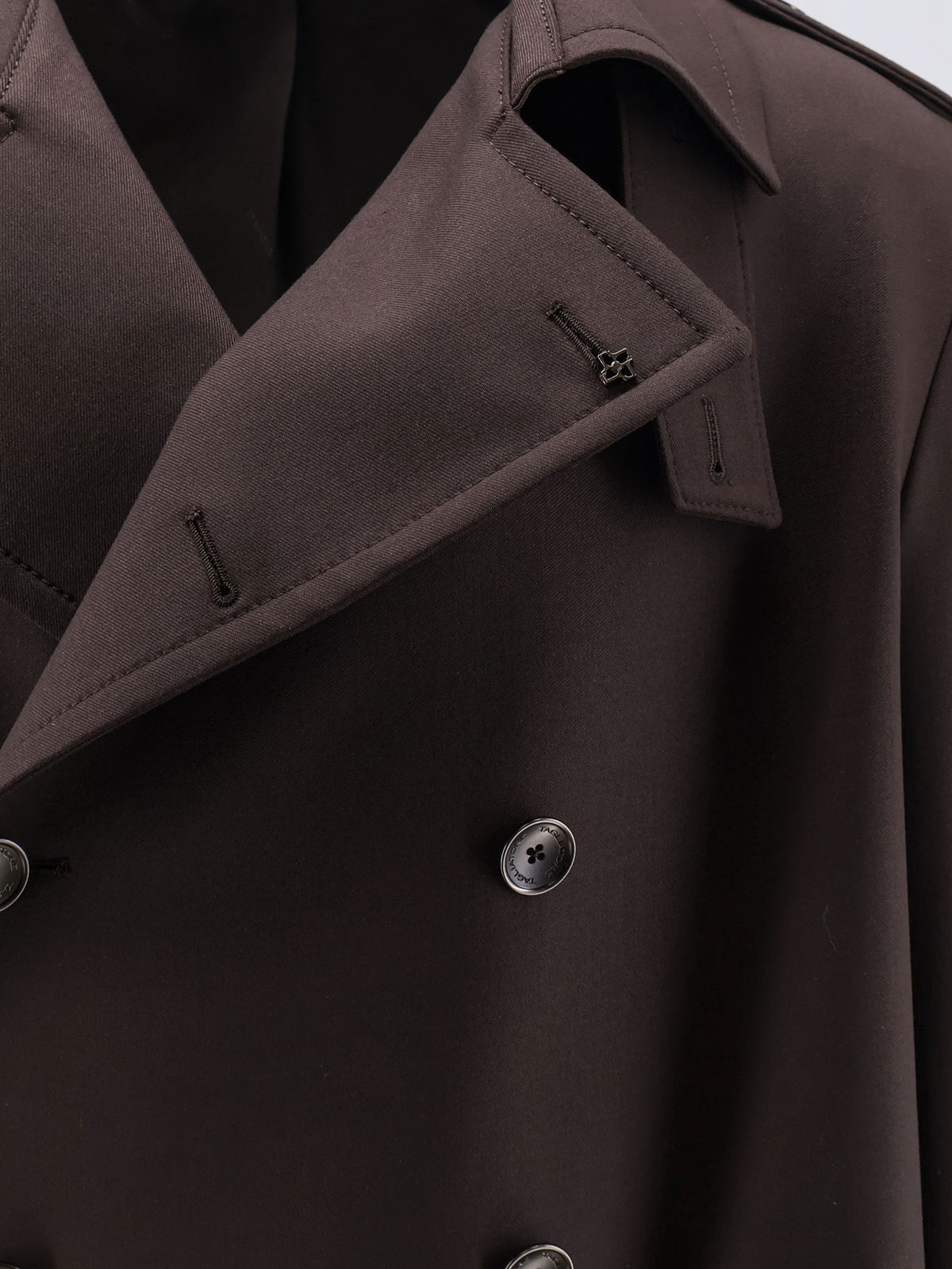 Water Repellent virgin wool trench coat