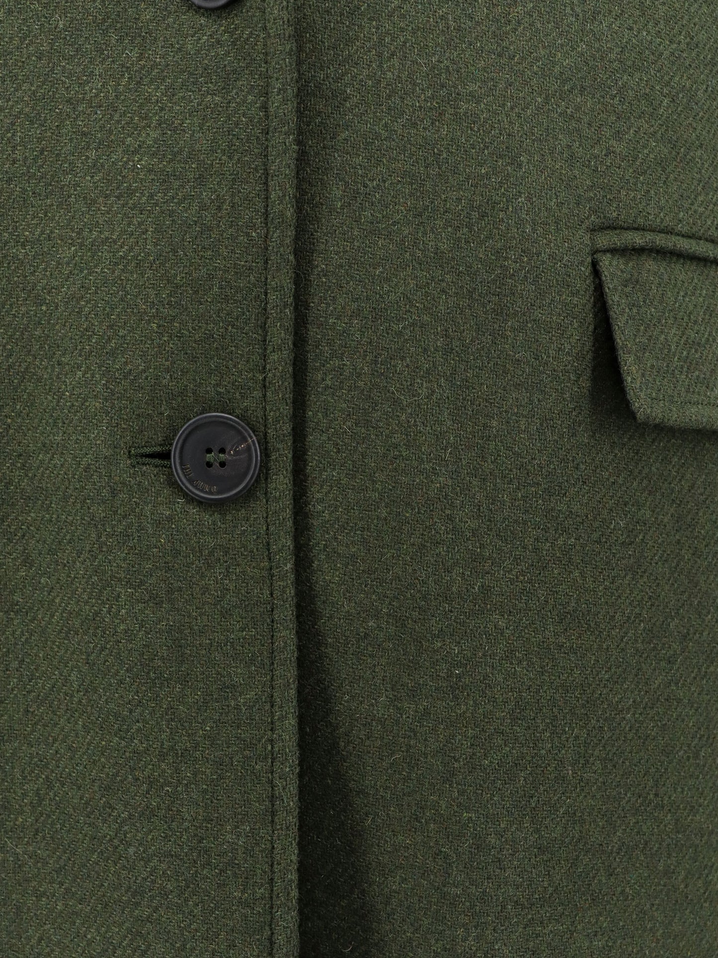 Wool blend coat