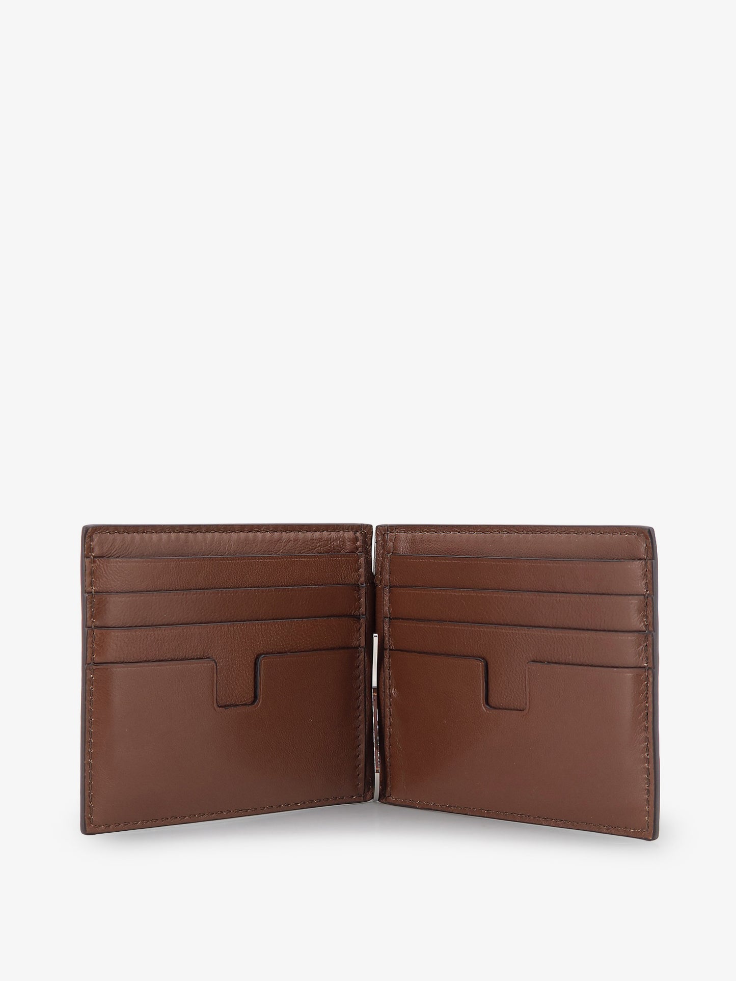 T-Line Money Clip Leather Wallet
