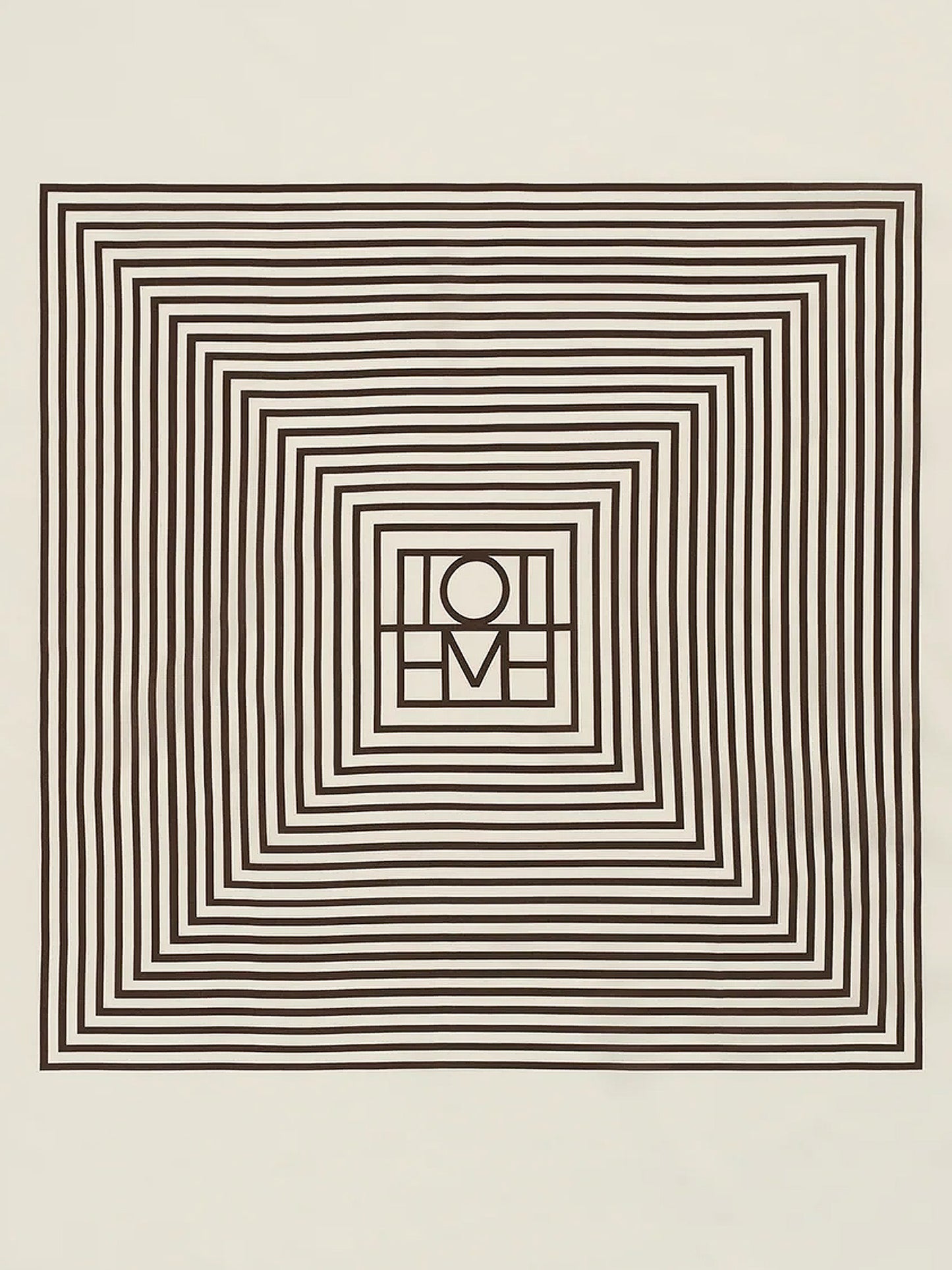 Foulard Centered Monogram in seta