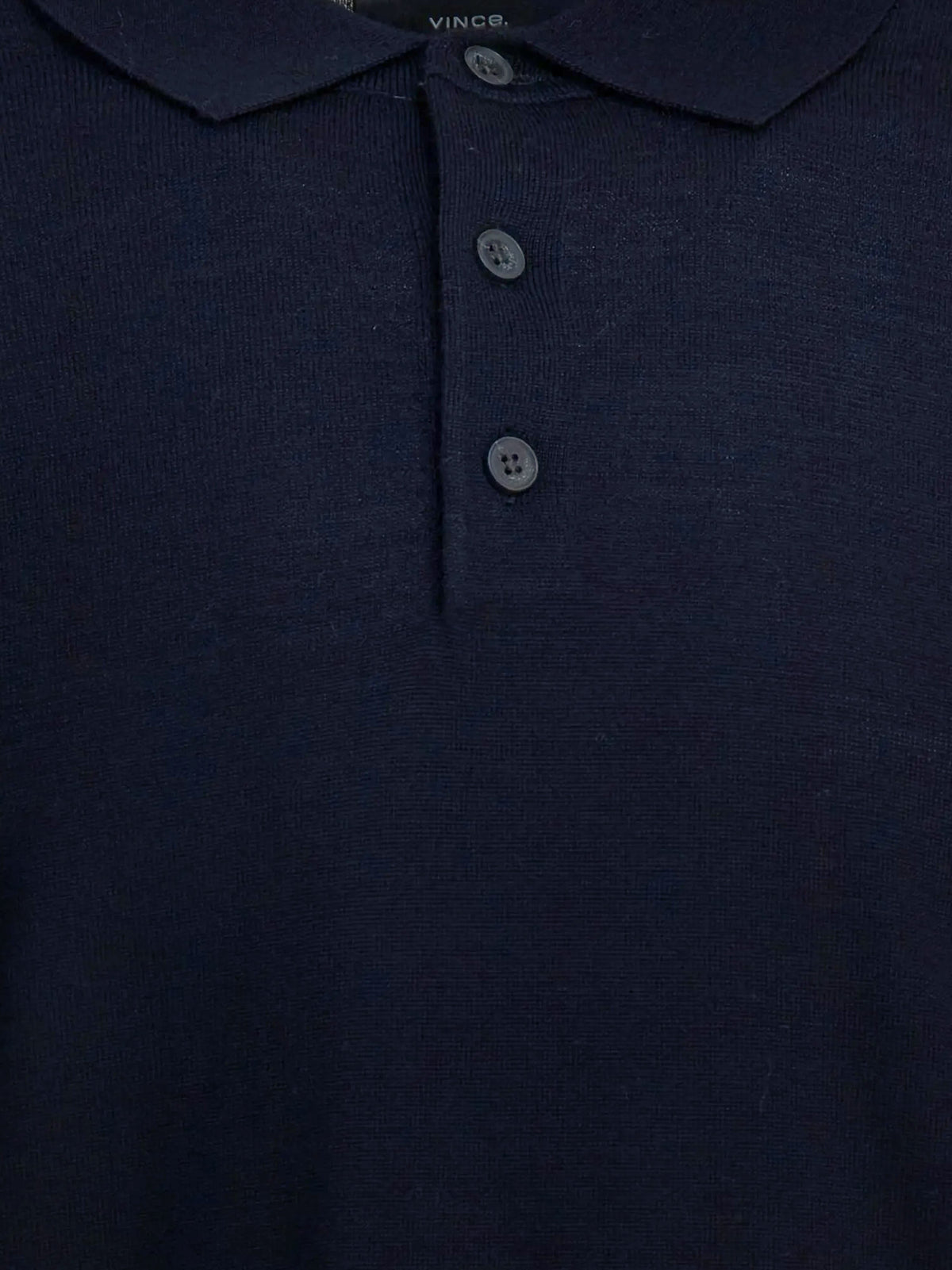 Maglia polo in lana merino