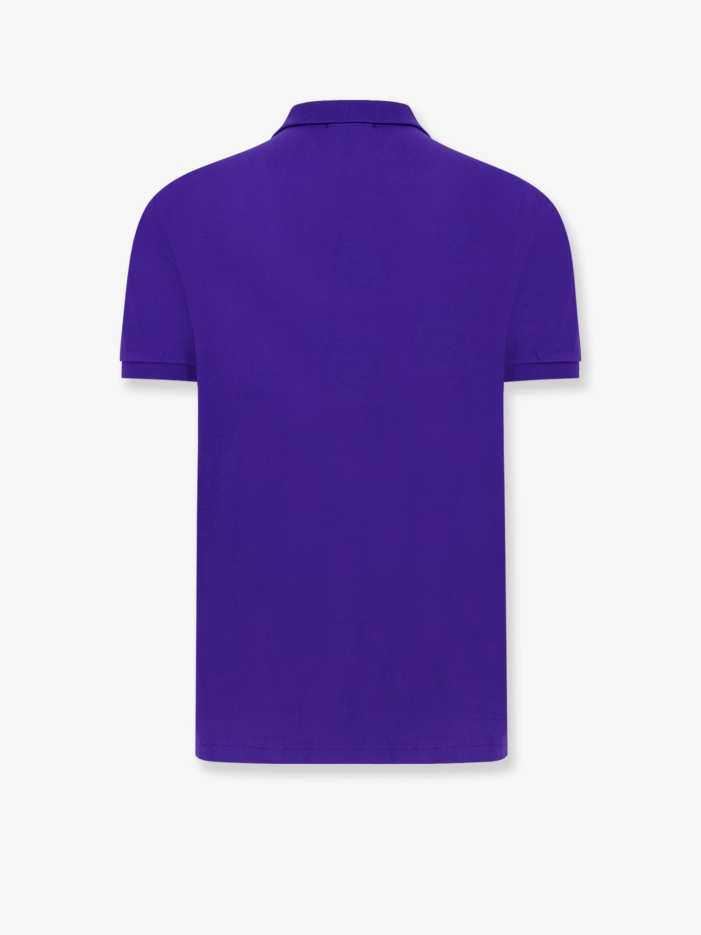 Maglia polo in cotone con logo ricamato