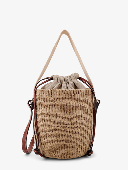 Woody rafia bucket bag thumbnail