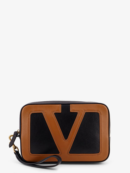 Valentino Garavani Viva Superstar leather clutch thumbnail