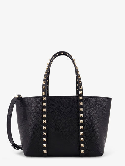 Valentino Garavani Rockstud leather shopping bag thumbnail