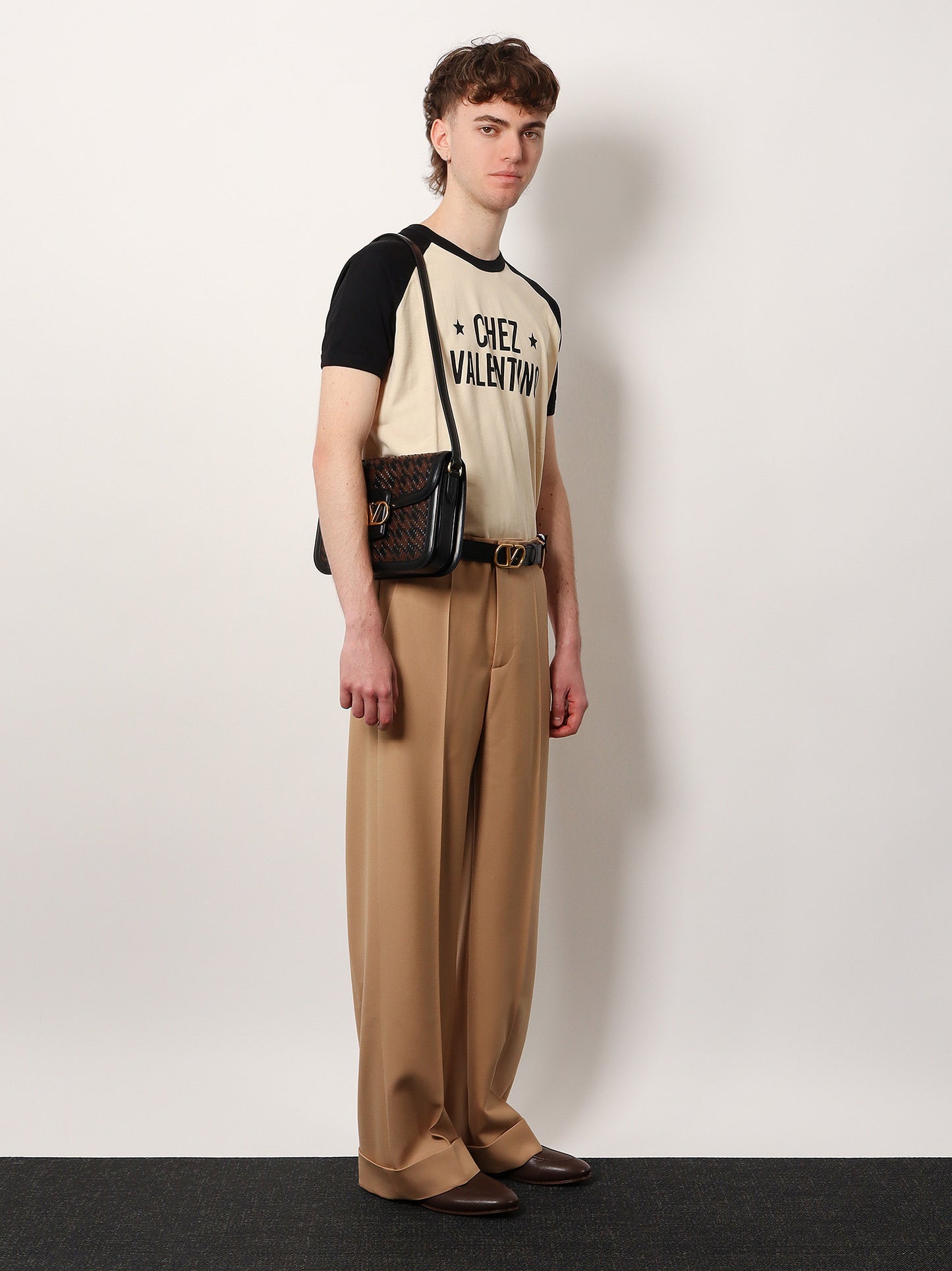 Valentino Garavani 9TO5 woven leather shoulder bag