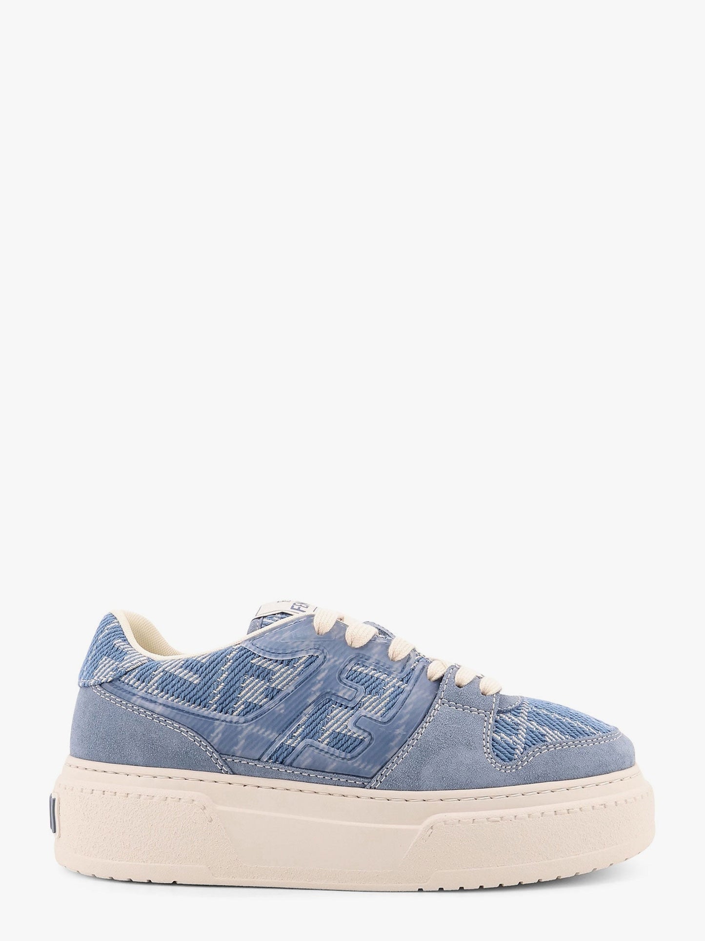 Sneakers low-top match in canvas e suede