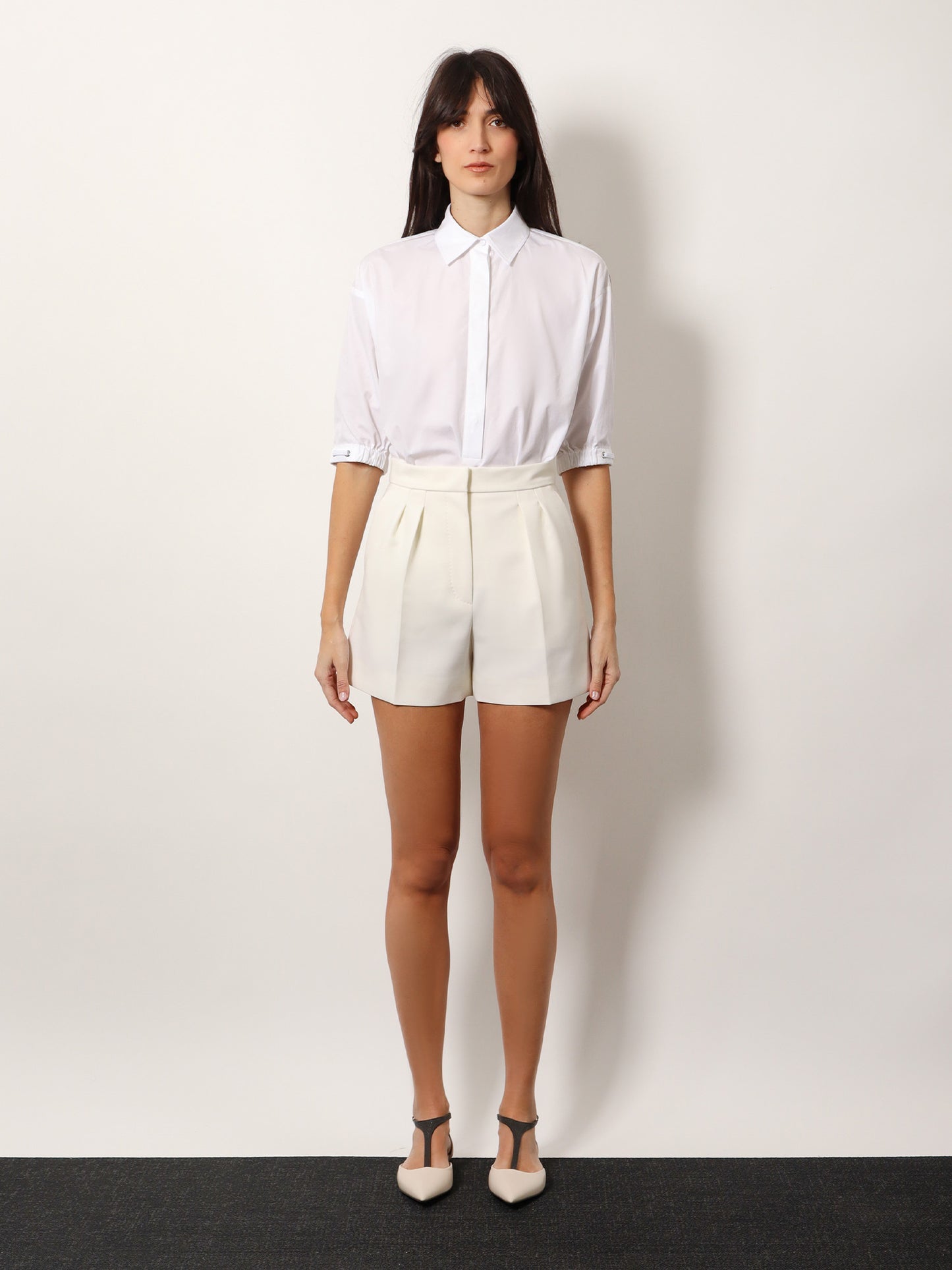 Zic stretch virgin wool shorts