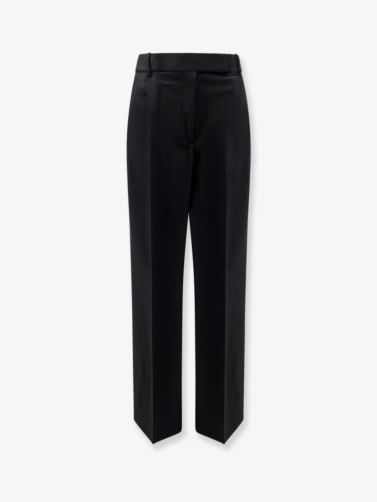 Midwaist wool blend trousers