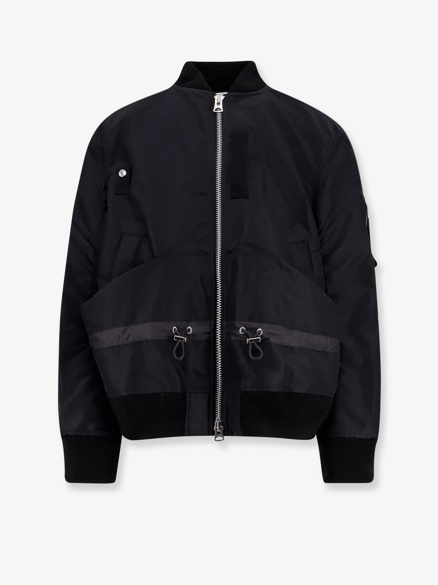 Nylon bomber jacket