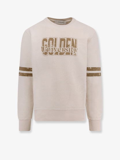 Cotton sweatshirt with logo print thumbnail