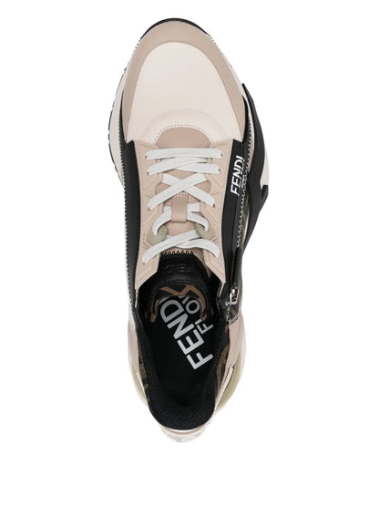 Fendi Flow leather sneakers with FF motif thumbnail
