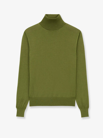 Cashmere, wool and silk turtleneck sweater thumbnail