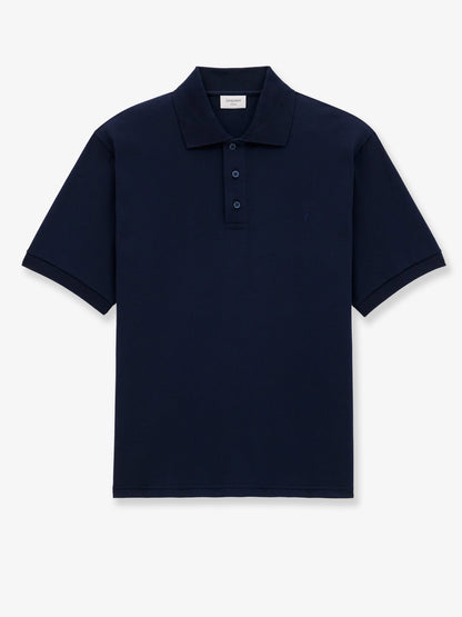 Recycled material polo shirt with Cassandre embroidery thumbnail