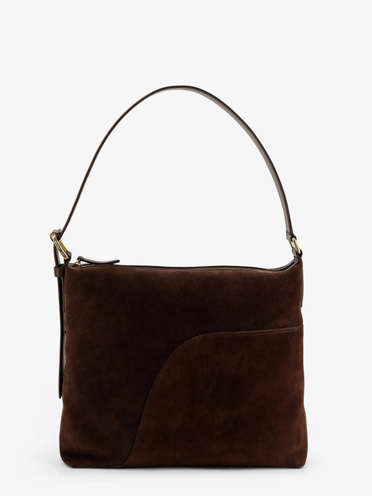 Bassano suede shoulder bag