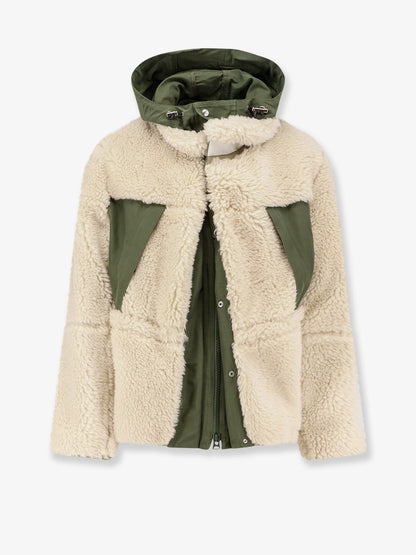 Eco shearling and nylon jacket thumbnail