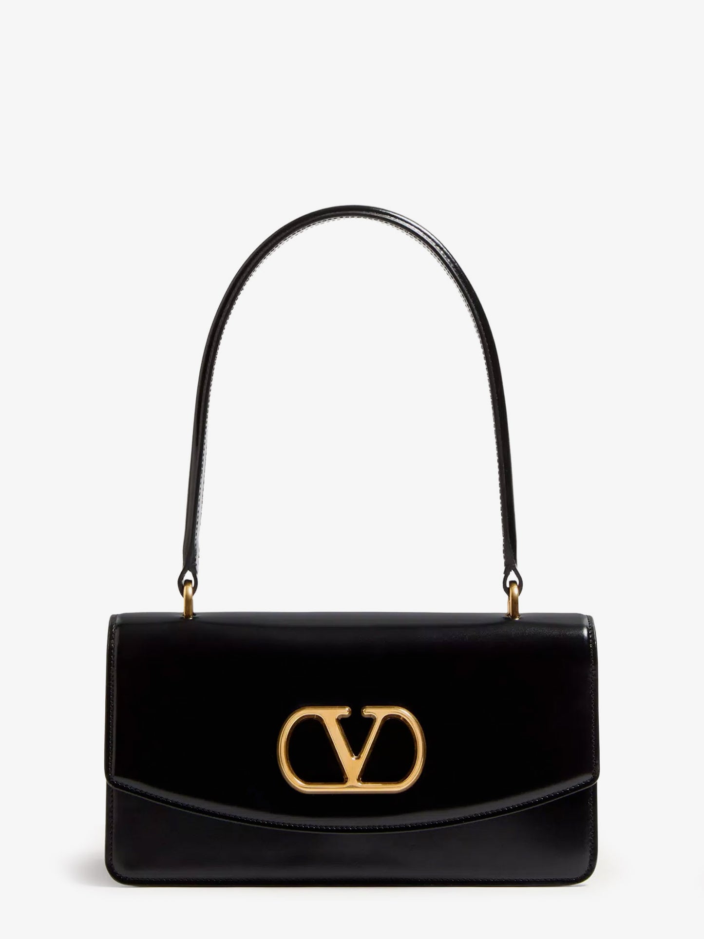 Vlogo leather shoulder bag