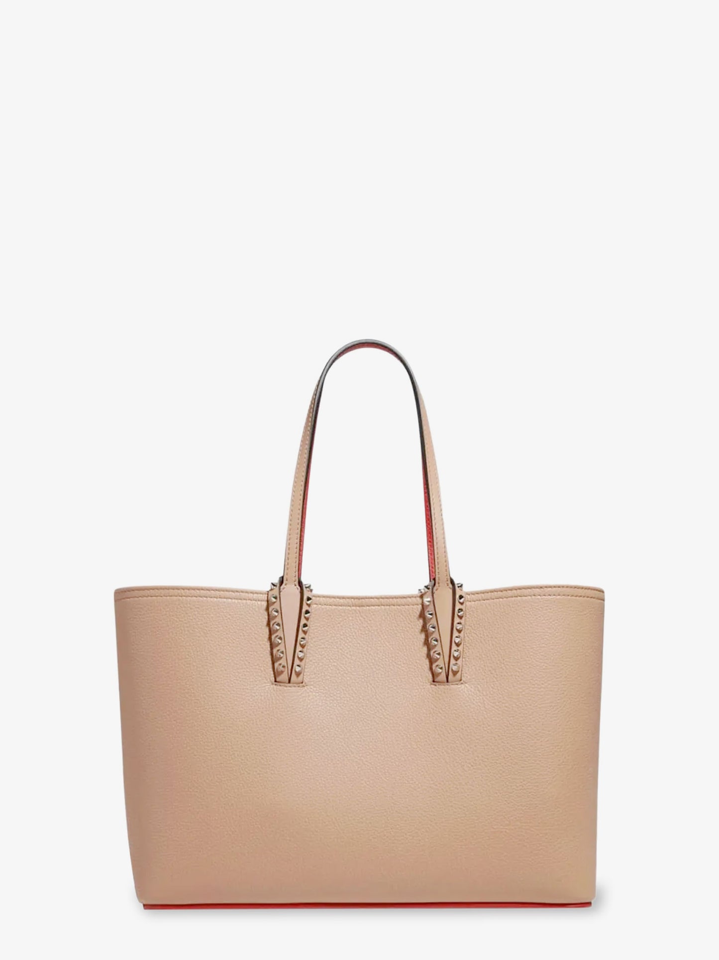 Cabata leather shoulder bag with studs