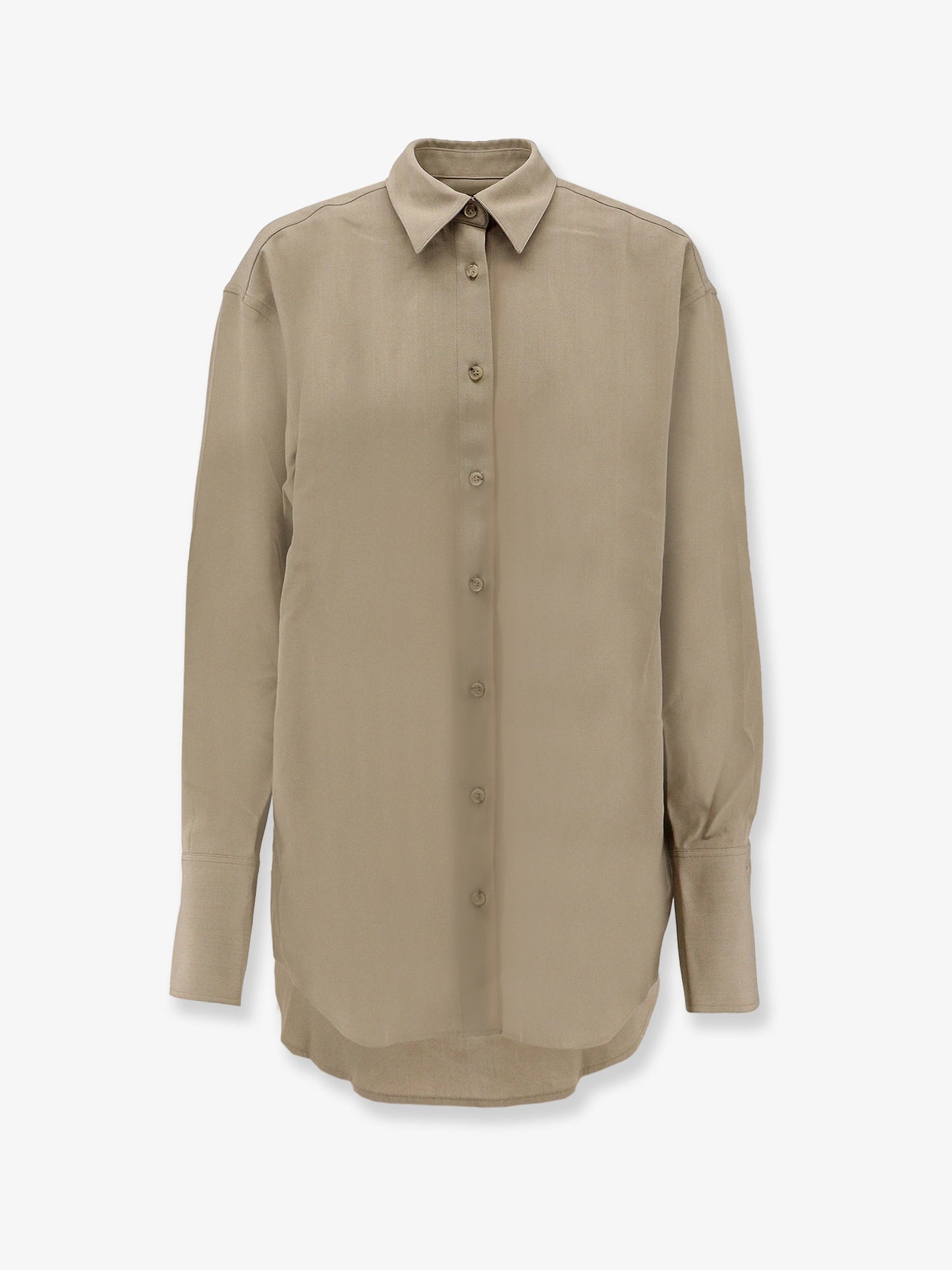 Viscose and wool shirt