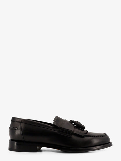 Leather loafers with tassels thumbnail