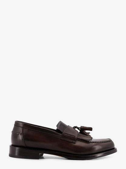 Leather loafers with tassels thumbnail