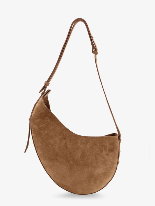 Borsa a tracolla in suede